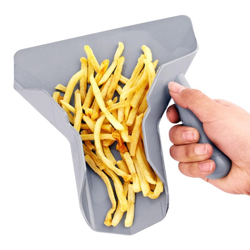 Plastic Chip Scoops Food Shovel French Fries Burgers Packaging Tools Popcorns Candy Snacks Scooper Kitchen Supplies
