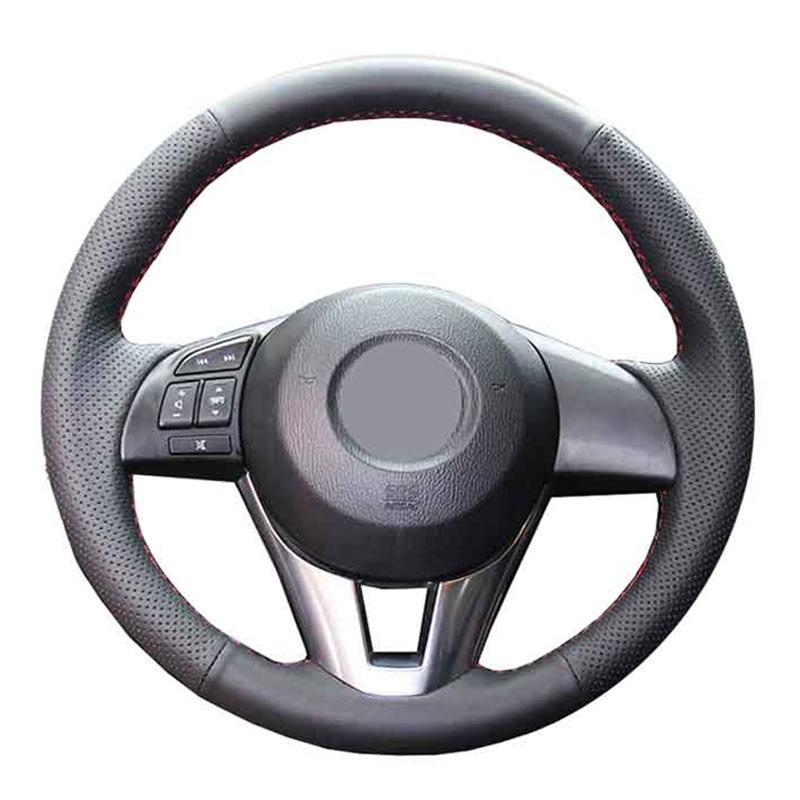 Customize Braiding Cover For Car Steering Wheel For Mazda 3 Axela 2013-2016 Mazda 6 Atenza Mazda 2 Original Steering Wheel Braid