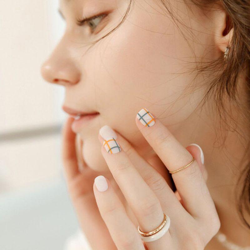 MUZMAK Reusable Nail Tips Nerd (Short Square) 1EA