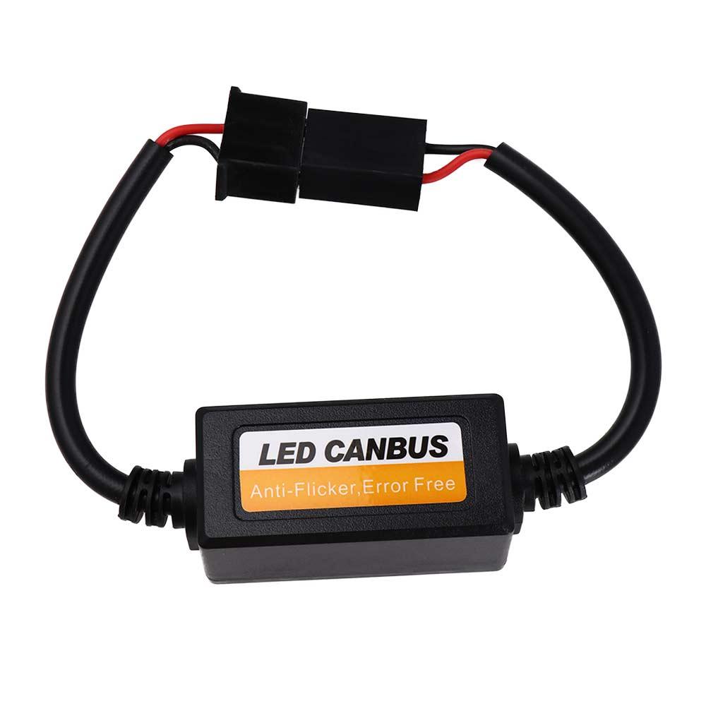 H7 LED Headlight Decoder Adapter Canbus Anti-Flicker Harness Bulbs Resistor Decoder Warning Error Canceller