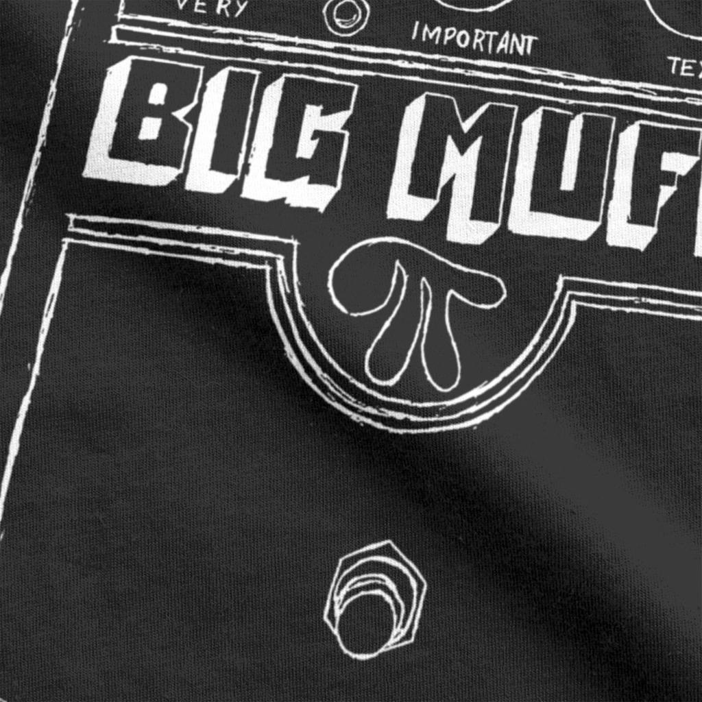 Men T-Shirt Big Muff Guitar Pedal Effect Shoegaze Vintage Cotton Tees Short Sleeve T Shirts O Neck Clothing Gift