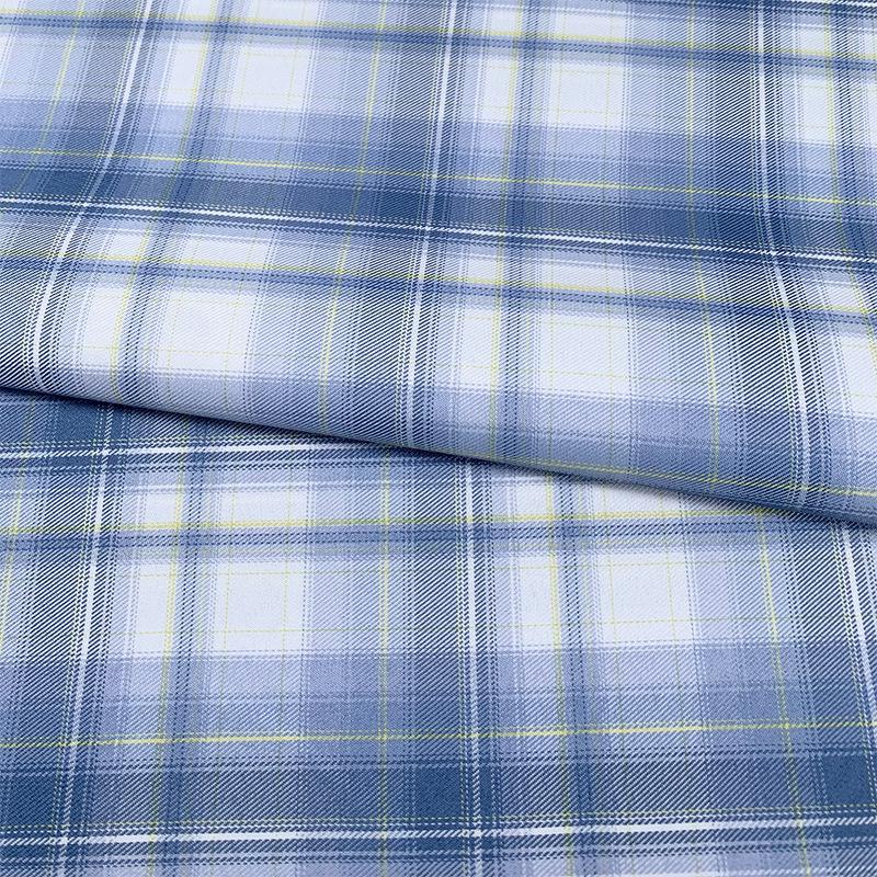 Japanese Plaid Pleated Skirt Fabric - Yarn-Dyed Polyester for DIY Scrunchies & Crafts