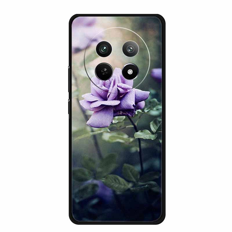 Phone Case For Realme 13 Pro Plus Case Protective Black Silicone Soft Coque For Realme13 Pro Plus Back Cover Case 13Pro Plus Bag