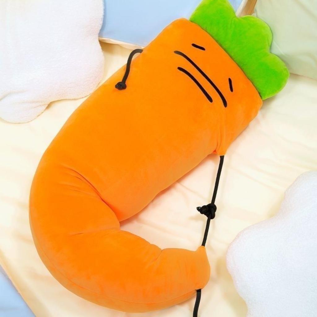 Carrot Pillow, Long Plush Doll, Dormitory Sleeping Doll