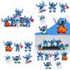 Conjunto Espetacular de 6 Peças de Enfeites de Carro de Halloween do Stitch Para Festas Infantis