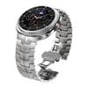 Rüstung Metallarmband für Samsung Galaxy Watch 8 classic 46mm 44mm 40mm Edelstahl Armband correa pulseira Galaxy Watch 8 Band