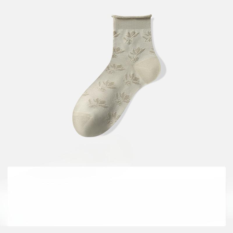 

Silk Stockings for Children, Mid-length Stockings, Light Summer Style, Loose Fit, Postpartum Wear, Mesh for Ventilation 1 pair зелений