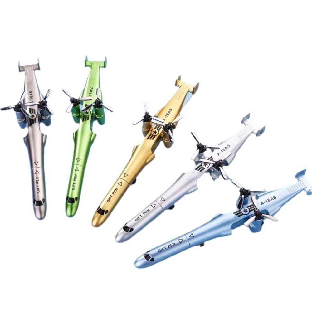 

Funny Airplane Gel Pen Fashion Deformation Toy Vintage Helicopter Pen Stationery 1 pc random color