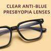 Retro Reading Glasses Men's Handsome Big Face Eyes Frame Square Frame Glasses Women's Reading Glasses 319
