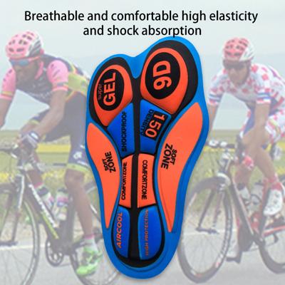 Cojín para sillín de bicicleta Ergonomía Suave Resistencia al impacto Esponja de silicona Ropa de ciclismo Pantalones Cojín Accesorios para bicicleta