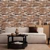 Vintage 3D Brick Wall Sticker Self-Adhesive Thickened Faux Stone Decals for Industrial Cafe Restaurant Background Decor