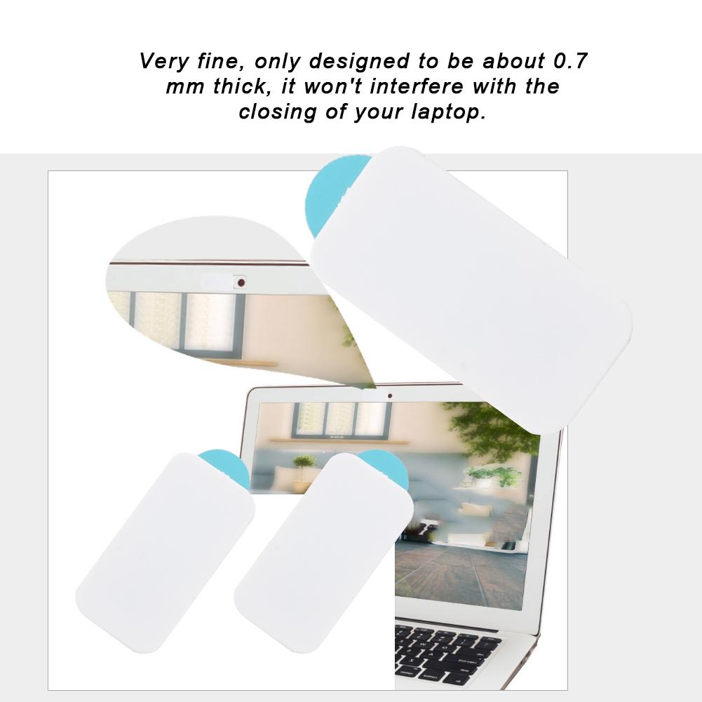 T10 Komputer Telefon Ochrona Prywatności Anti-peep Plastik Ultra cienka Osłona Kamery Uniwersalna (Biały)