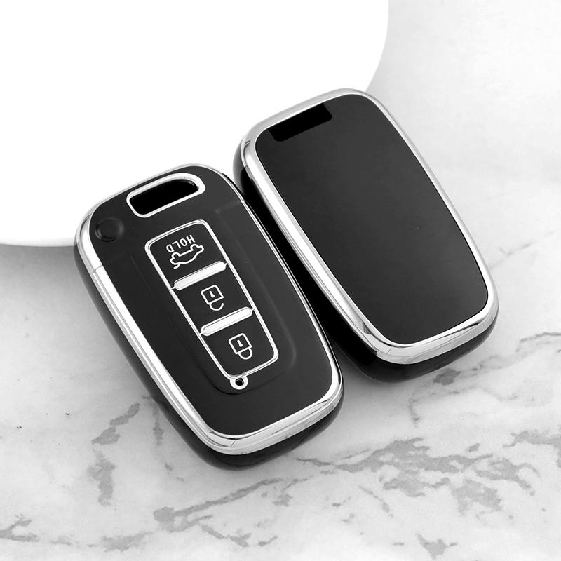 3 4 Button Smart Key Case Cover Shell Fob Holder For Kia Sportage K5 K2 Sorento Optima Forte For Hyundai Ix35 Elantra Sonata 8 9