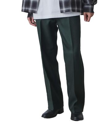 WEGO Flared Size Perfect for and Korean Perfect As a Gift Men's Custom-Made Pants, L/D Green, Streetwear, Casual, Fall, Winter, Style,