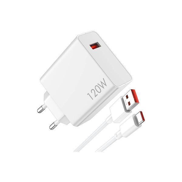 Chargeur - Xiaomi - 120W Turbo Charge - 6A - USB-C - Protection intelligente