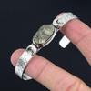 Natürlicher Pyrit Druzy Edelstein Armreif Halbmond Gold Verstellbar 925 Silber