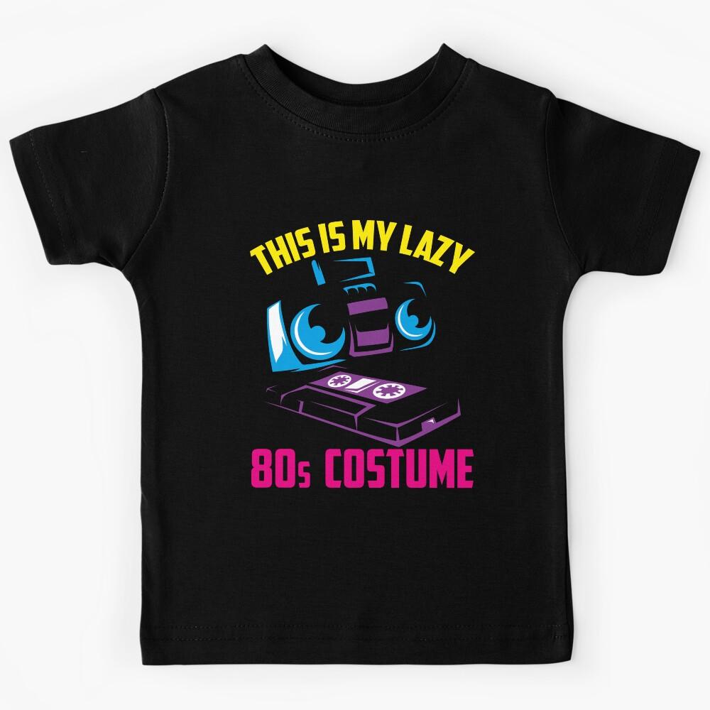 80s Music Vintage Cassettes Lazy 80s Costume 80s Kids T-Shirt 120