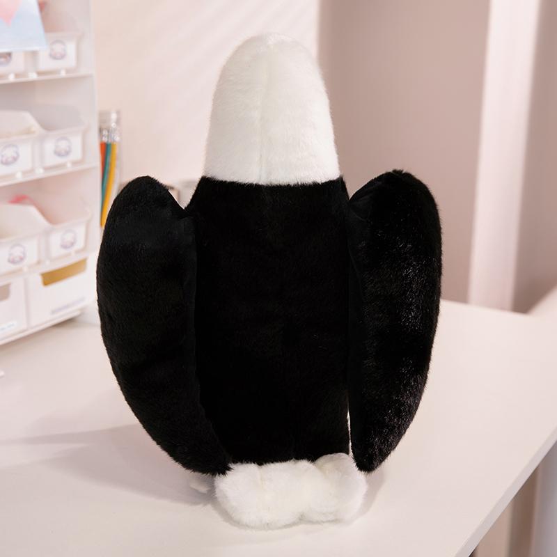 25/35cm Lebensechte Amerikanische Uhu Plüschtiere Weiche Stofftiere Realitätsnahe Vogelpuppen für Jungen Mädchen Geburtstagsgeschenk Heimdekoration