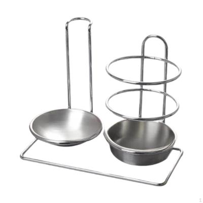 Utensil Holder Spoon Rest,Stainless Steel Rack,Cutlery Flatware Holder,Chopsticks Organizer,Soup