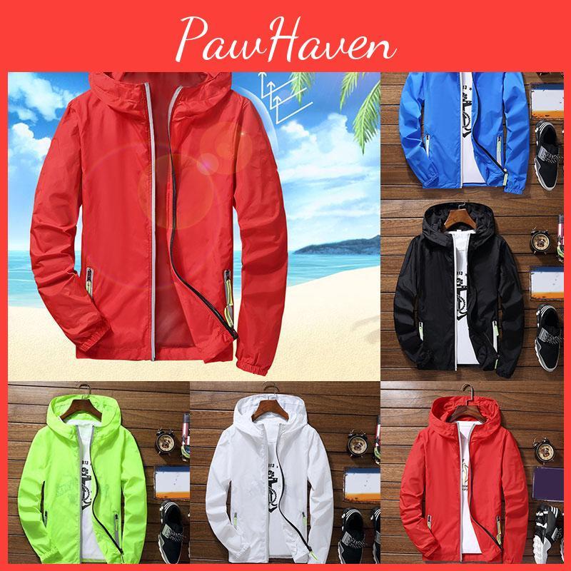 Men Coat Zipper Jacket Outwear Windbreaker Casual Male Spring Autumn Bomber Jackets
