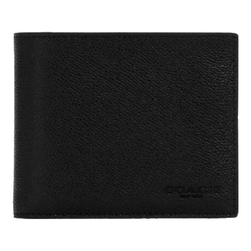 COACH Men s Bi-Fold Split Leather Wallet