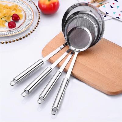 304 Stainless Steel Japanese Hot Pot Filter Mesh Percolator Soup Skimmer Spoon Fried Food Net Strainer Oil Skim Grease Foam