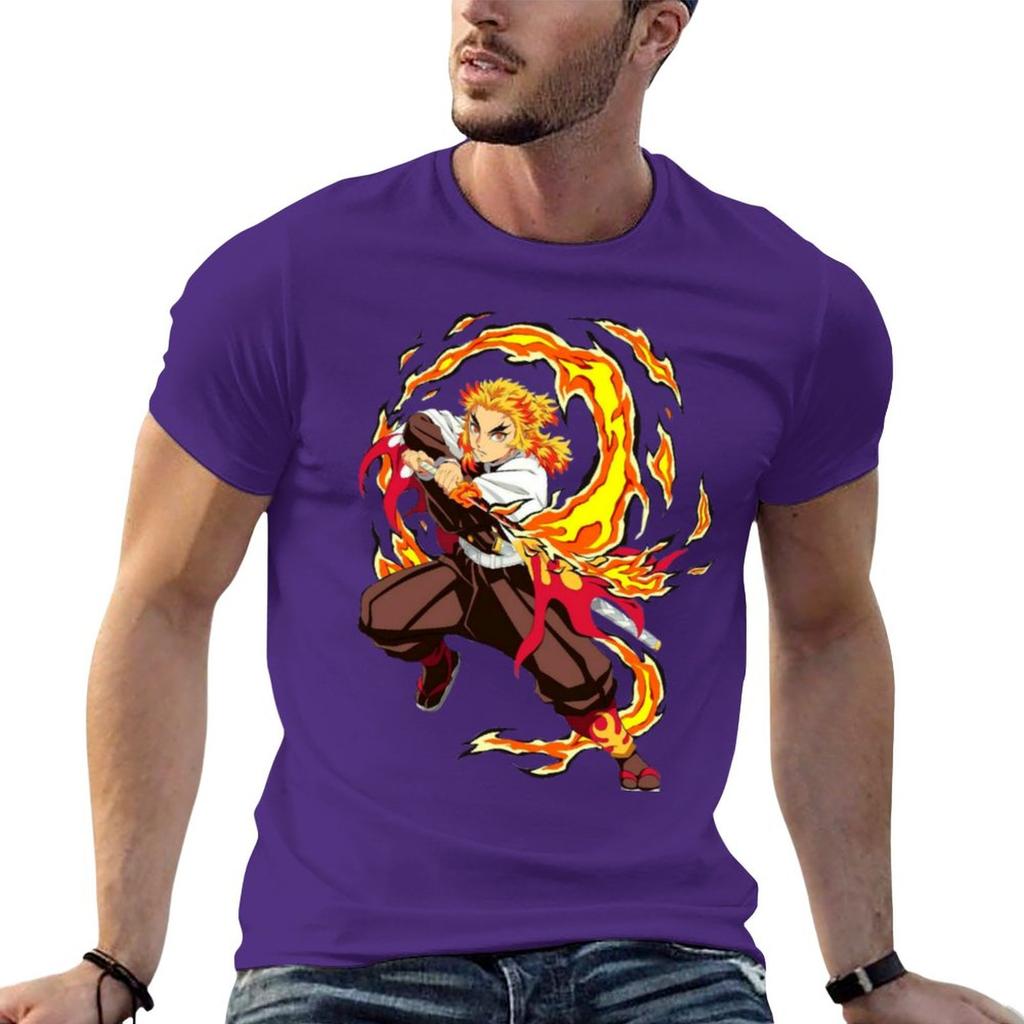 New Kimetsu No Yaiba T-Shirt plain t-shirt oversized t shirt black t shirts Men's clothing