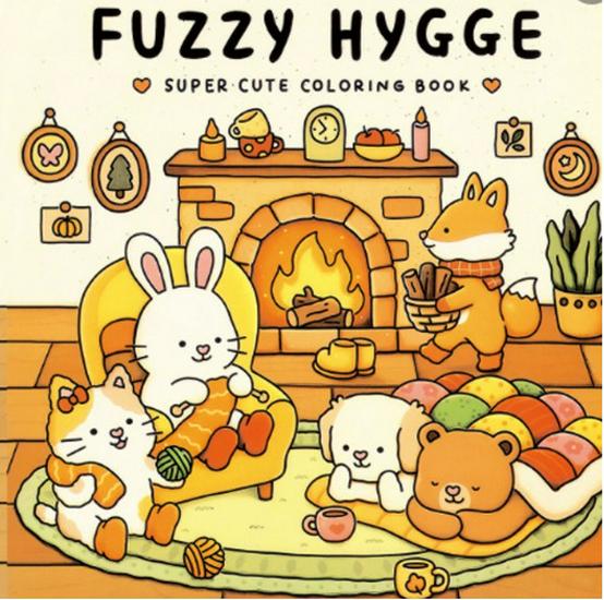 Children's Cartoon Coloring Book: Cute, Comfortable, Warm, Stress Relief, Simple Graffiti Drawing for Kids
