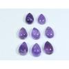 8X12MM Natural Amethst Ring Size Pear Cabochon Loose Gemstone 8Pcs Lot 30Cts A-452