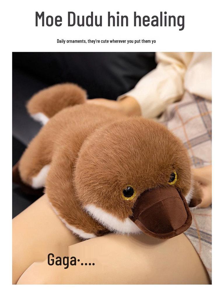Cross-Border Platypus Plush Toy - Soft Pillow & Backrest for Kids