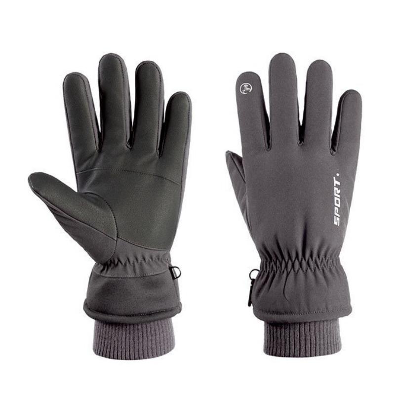 Warm Skiing Fleece  Anti Slip Touch Screen Cycling Sports  Cold Proof  Outdoor Windproof and Waterproof Winter Gloves