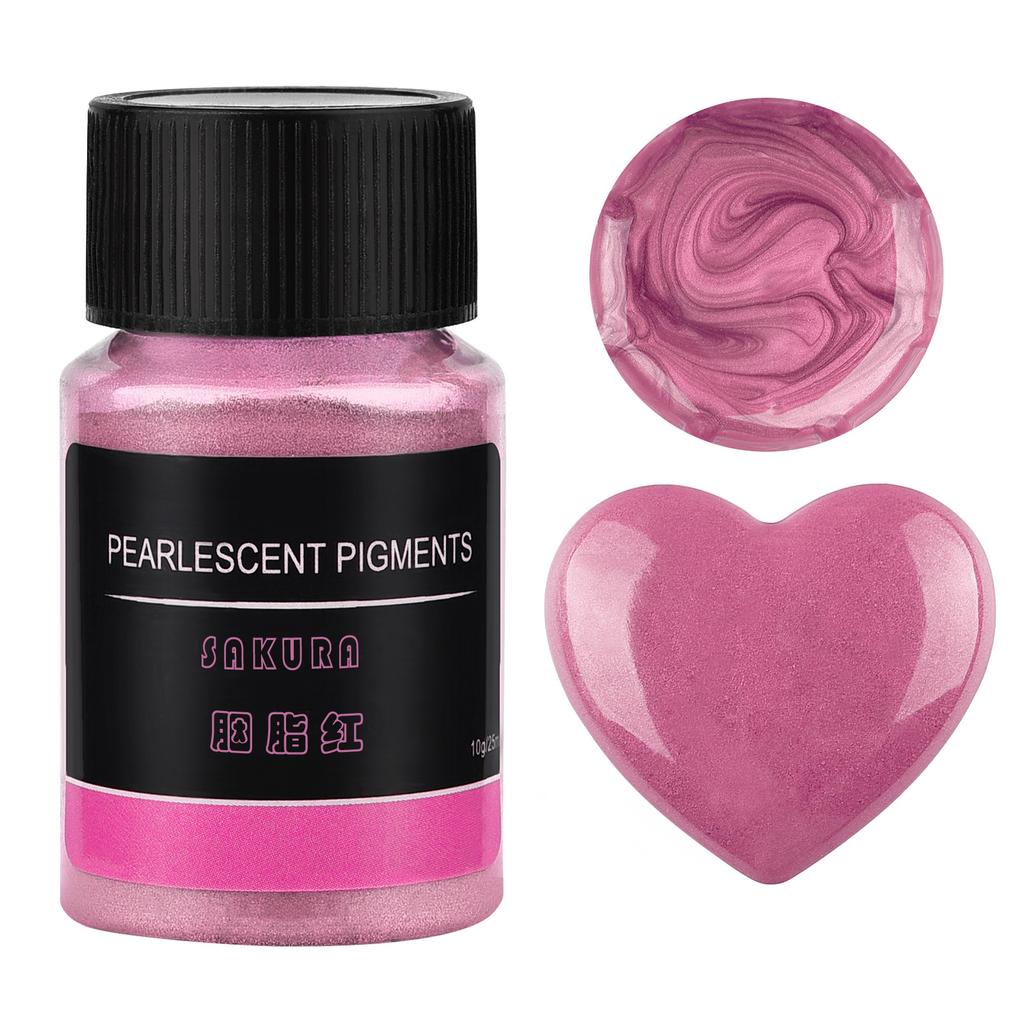 24 Farben Perlmuttpulver Kerzenfarbe Seifenpigment Für Kerzenherstellung Epoxidharz Pigment DIY Farbstoff Pigment Perlenpulver
