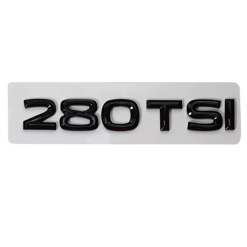 3D ABS 280TSI 380TSI Car Body Side Emblem Auto Rear Trunk Badge Sticker For VW Golf Passat Jetta Tiguan Polo Vento Lavida MK4