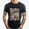 T-shirt Design Retrò Anni '80 '90 Amante della Musica Cassetta Musicale Uomo Abbigliamento Uomo T-shirt Nera Larga Design Vestiti Uomo - Suo Uomo...
