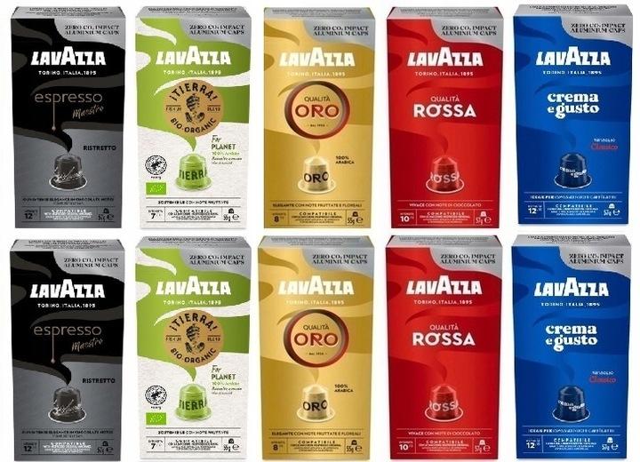 Kapsułki Do Nespresso Lavazza Espresso 100 Szt 5 Smaków