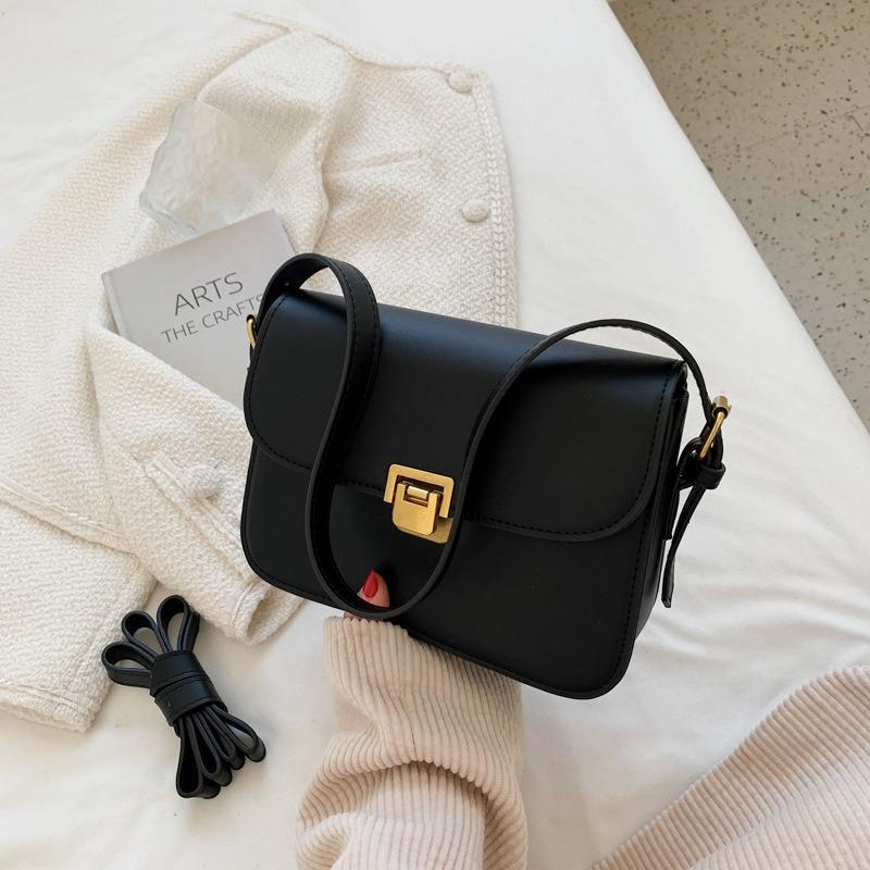 Temperament Women's Bag Women's New Trendy Fashion Simple Messenger Bag Retro Foreign Style Shoulder Small Square Bag