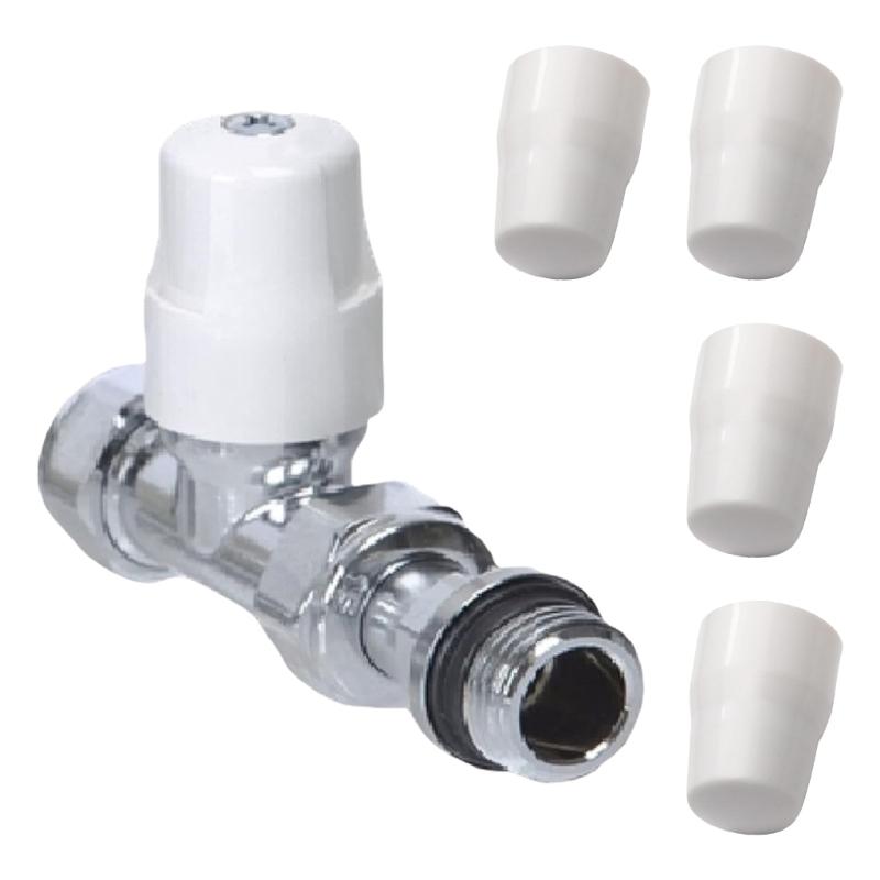 4Pieces Shower Valves Hole Cover Universals Fit Water Pipe Protectors Sturdy PVC Bathroom Decoration Easy Installion