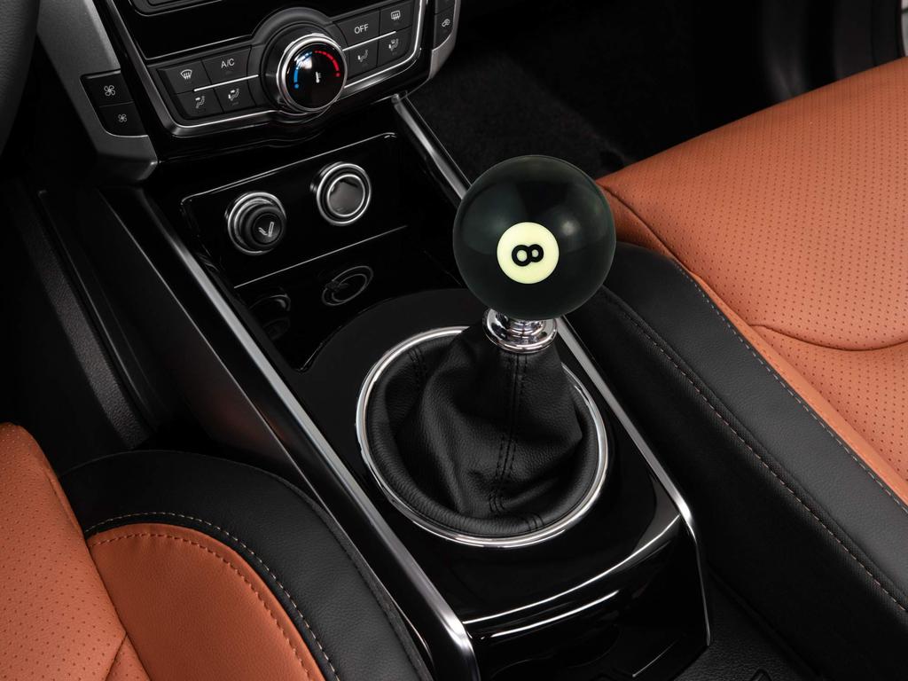 Abfer Shift Black for Car Gear Gear Stick Lever Shifter Universal for Automatic and Manual Car Interior Handle, Resin, Billiard-Shaped, Shifting,