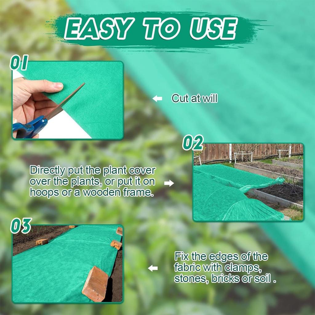 Thick plant frost protection blanket winter vegetable cold protection covering non-woven fabric frost protection blanket