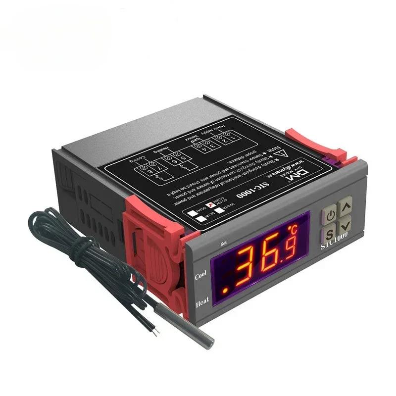 

STC-1000 Digital LED Kettle Temperature Sensor Hose Heating Cooling Thermostat 2 Relay Controller Centigrade Output Accessories 12V