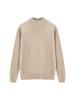 Women's Knitted Velvet Sweater: Loose-Fit, Round Neck, Long-Sleeve, One Size, for Middle-Aged & Elderly