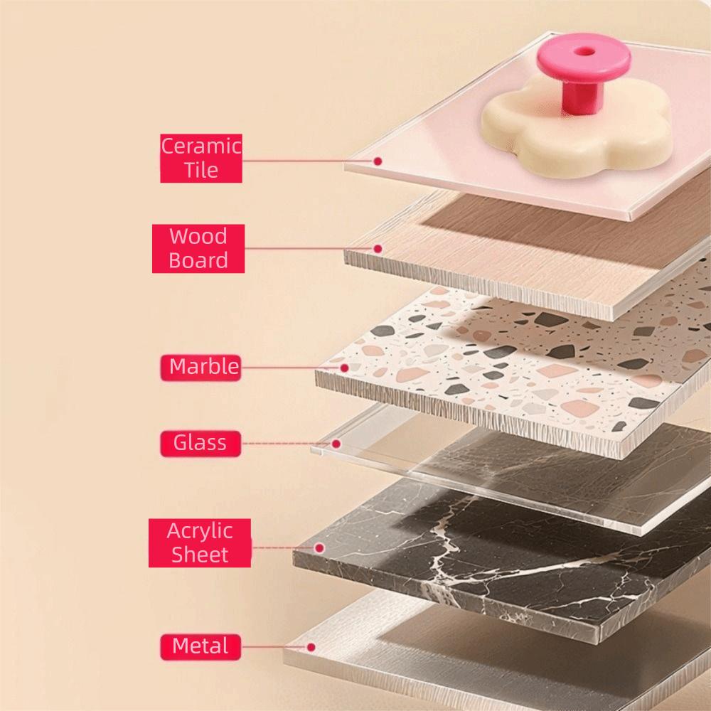 4PCS Wall Mounted Flower Hooks Decorative Towel Hanger Multi-functional Key Hangers  Bathroom