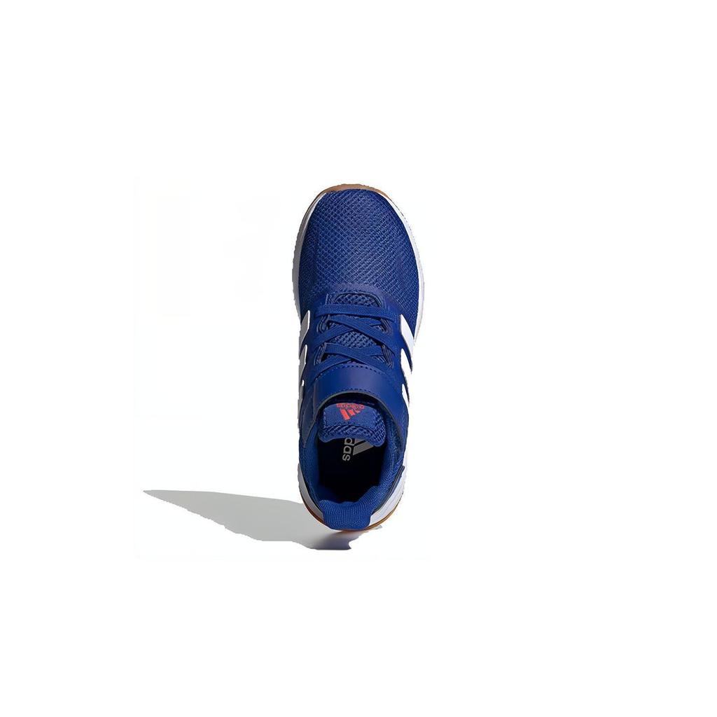 adidas Neo Runfalcon 1.0 Slip Resistant Abrasion Resistant Low Top Running Shoes Blue White Children Aged 3 7 Years Old FW5139