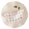 Flower Shape Baby Drooling Bibs Round Neck Saliva Towel Cloths Cute Baby Cotton Bibs  Infant