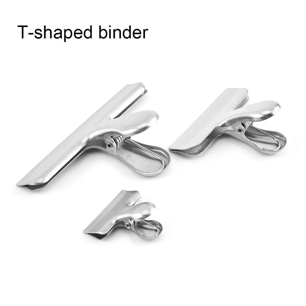 SteelFood Heat Clips Stainless Strong Kitchen Sealing Document MetalClipsBag GradeSilver Resisting Durable WaterProof
