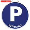 1pc 2d Flat Round Wooden Sign - 20cm No Trespassing On Private Road Warning Video Surveillance Wall Poster Board Courtyard Rigid Safety Sign