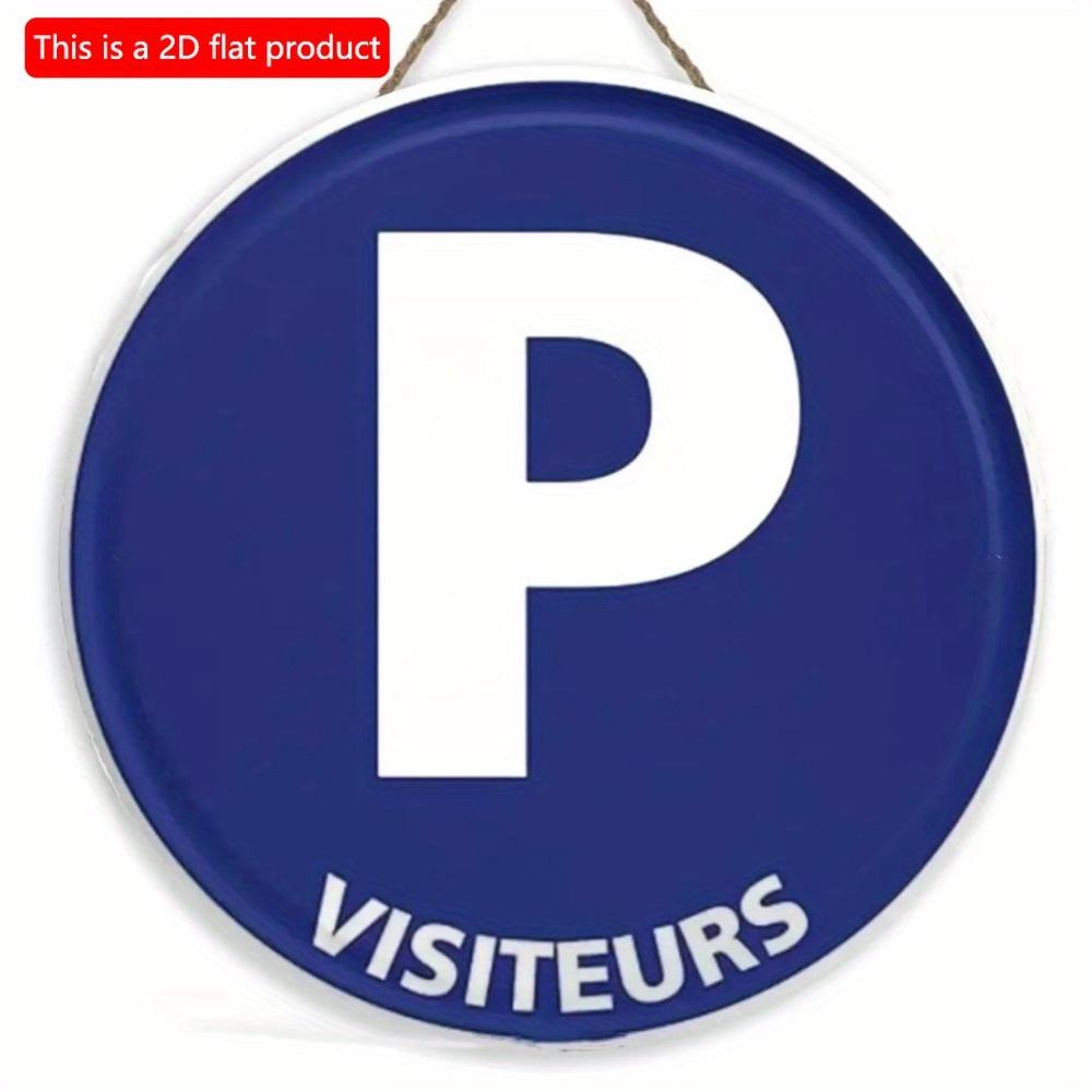 1pc 2d Flat Round Wooden Sign - 20cm No Trespassing On Private Road Warning Video Surveillance Wall Poster Board Courtyard Rigid Safety Sign
