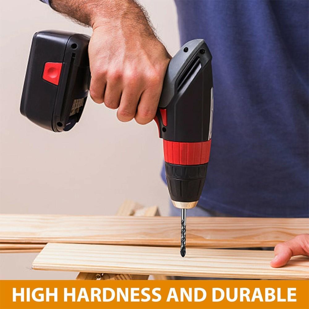 Wiertło 3-12mm 7szt. Ceramiczne Betonowe Szklane Trójkątne Wiertło