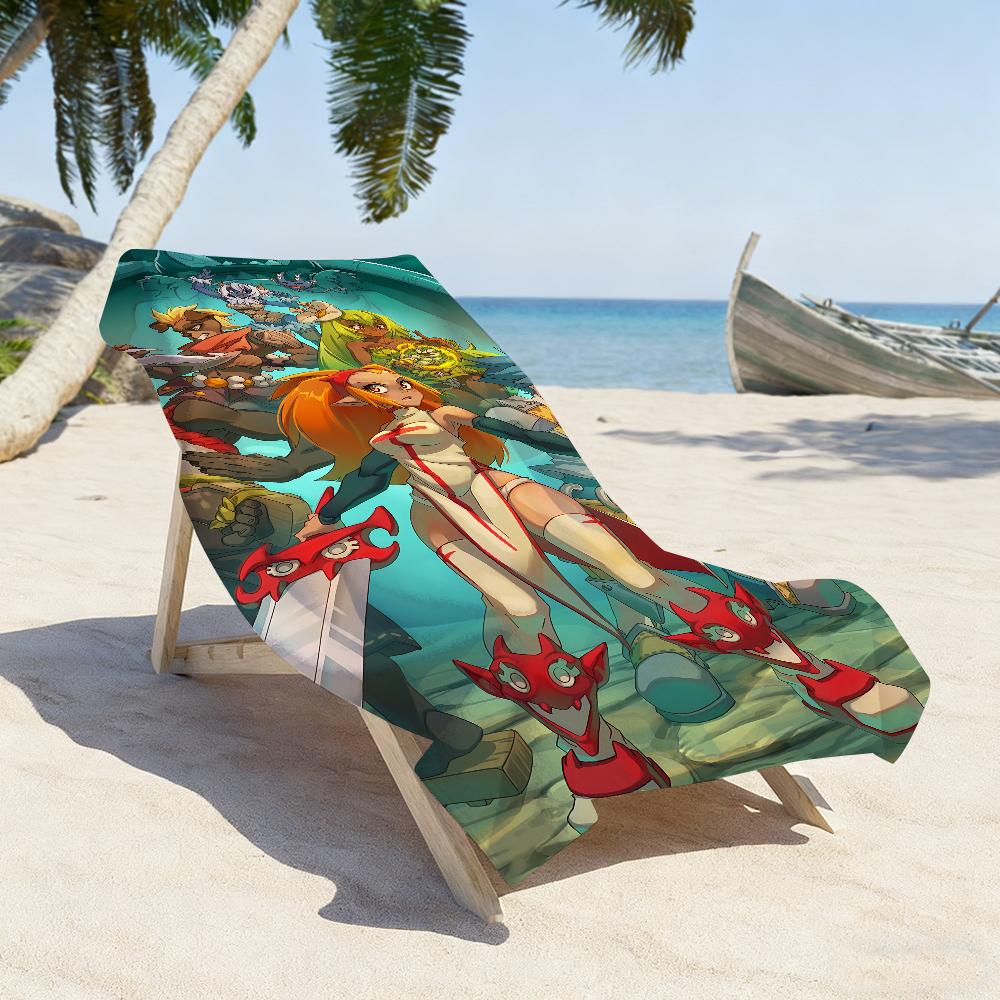 Classic Game W-Wakfu-S Cool Towel Soft Pool Gift For Travel Gym Shower Camping Quick Dry Sports Large Beach Towels