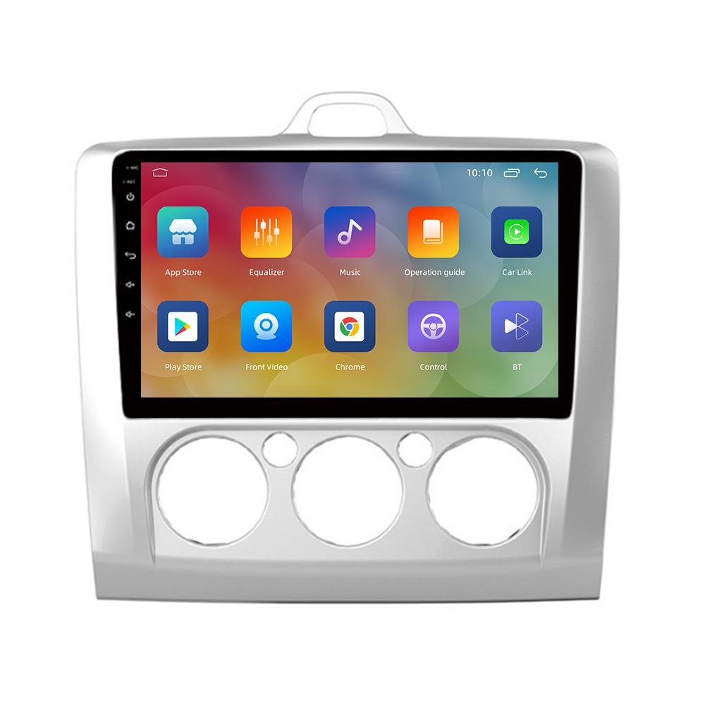 Android Navigator with Wireless CarPlay for Ford Focus Manual A/C Models (2006-2014)